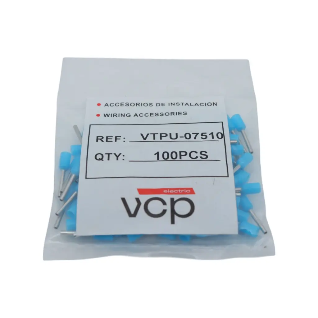 TERMINAL 20 AWG PUNTERA AZUL VCP