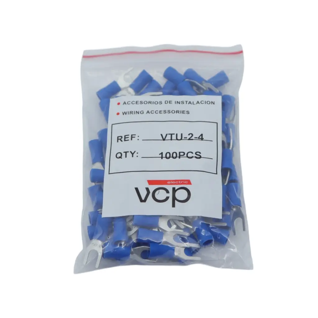 TERMINAL 16-14 AWG U 5/32 AZUL VCP