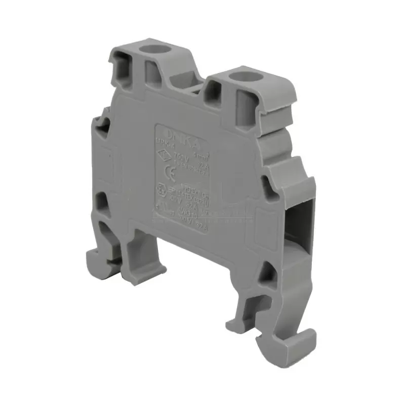 BORNERA 32A/750V 4mm GRIS TORN