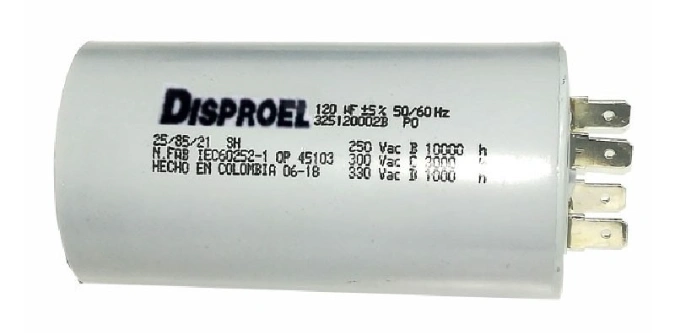 CONDENSADOR 10MFD 250V DISPROEL