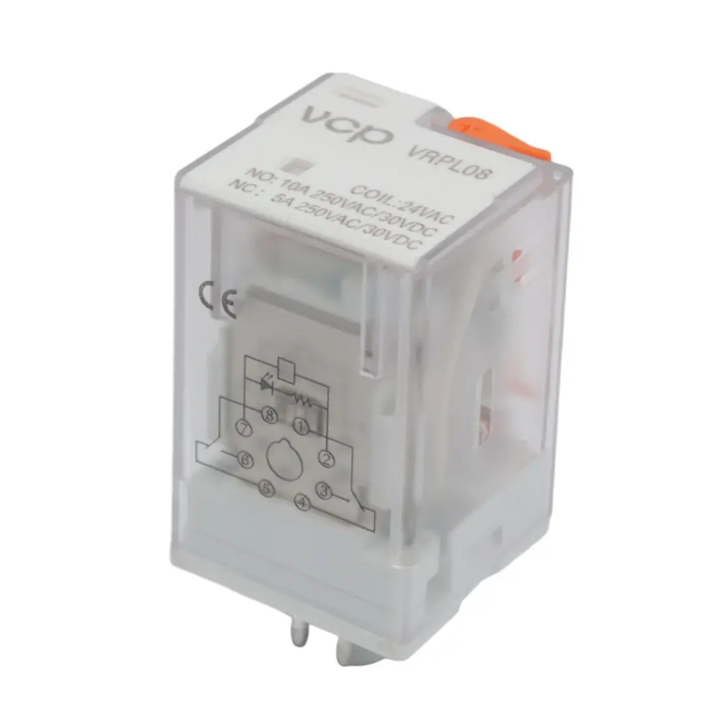 RELEVO 24VDC 8 PINES VCP