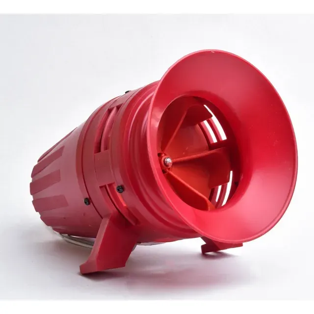 SIRENA 220V PLASTICA ROJA