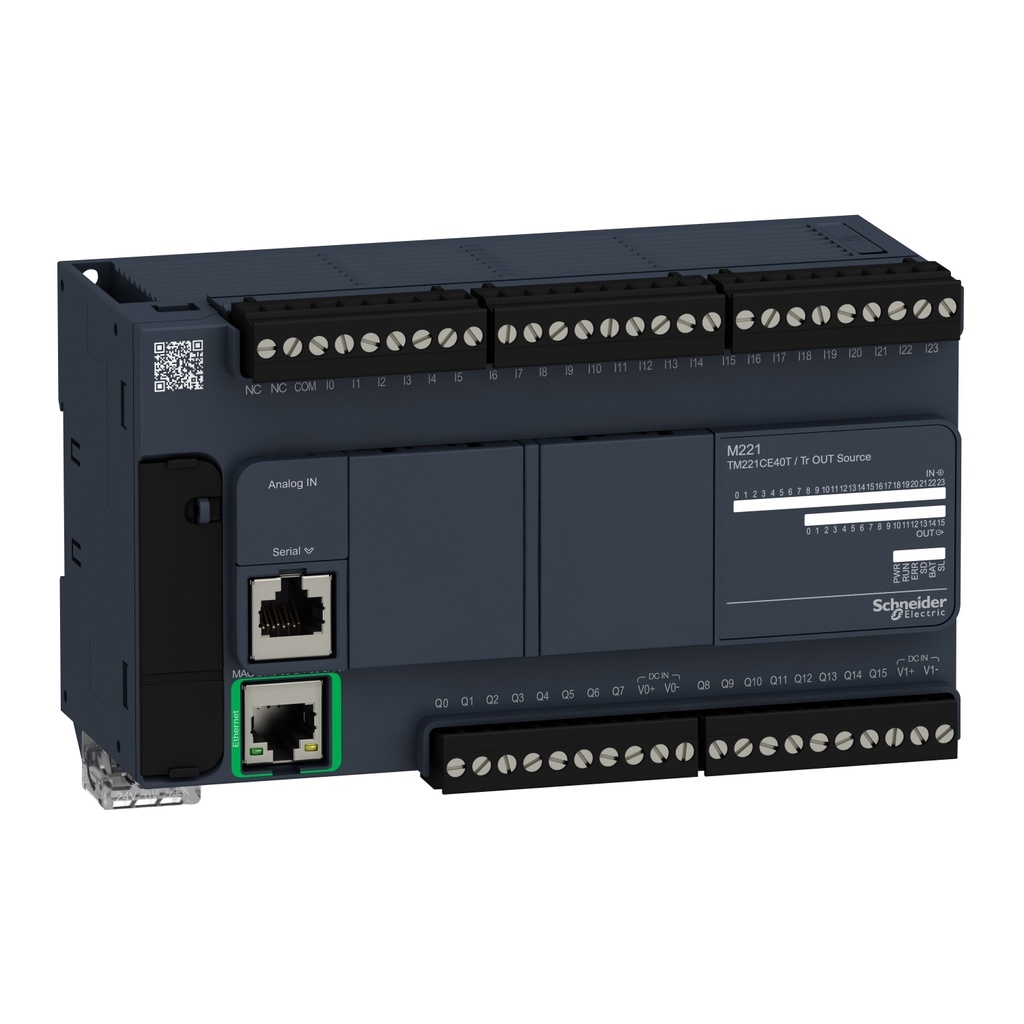 CPU TM221 24E/16S PNP ETHERNET DC SCHNEIDER