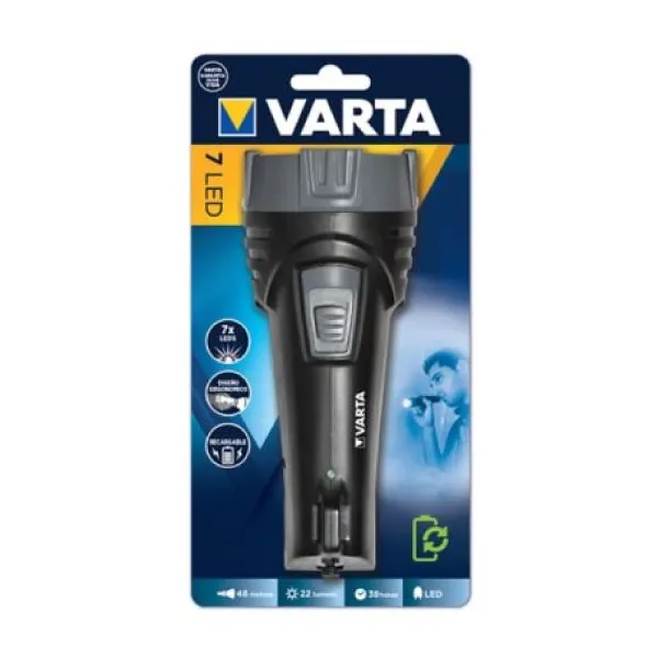 LINTERNA RECARGABLE 7 LED VARTA