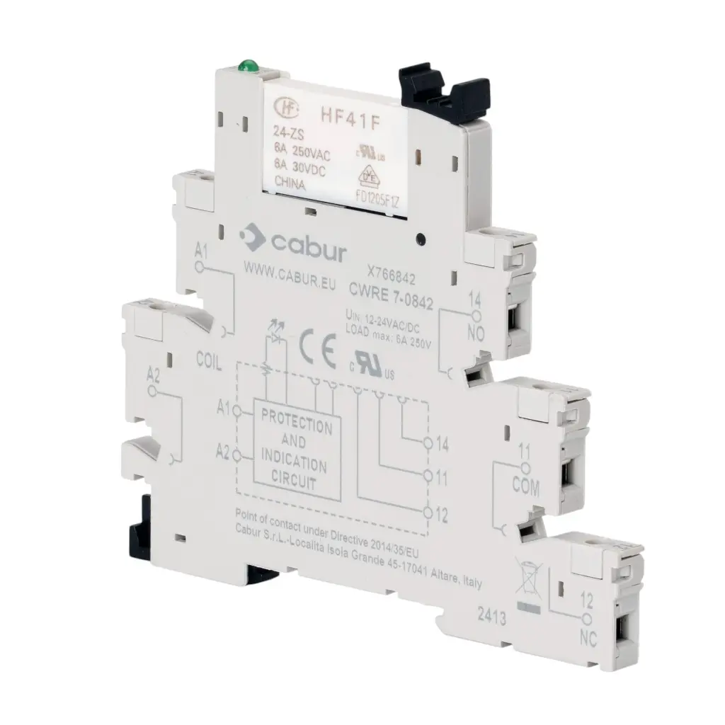 INTERFASE MODULAR 6.2mm 24VAC/DC CABUR