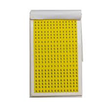 [DXN25000] MARCACION 0-9 LIBRETA DEXSON