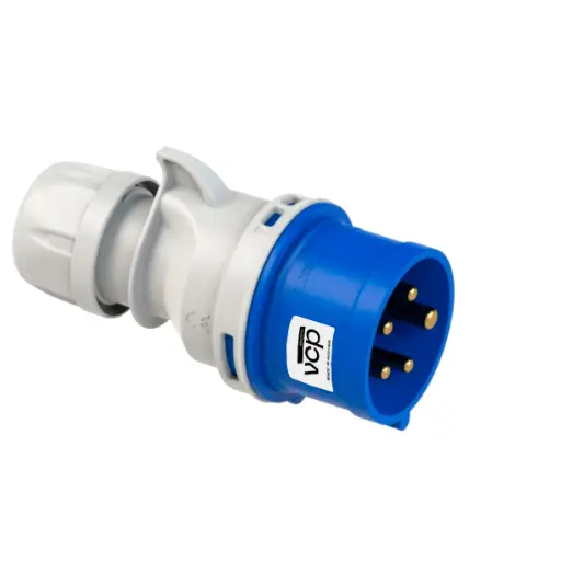 [CLA32/025-9] CLAVIJA 5X32 230V AZUL IP44 VCP