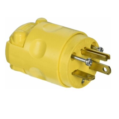 [520-PV] CLAVIJA 20AMP 125VAC AMARILLA LEVITON