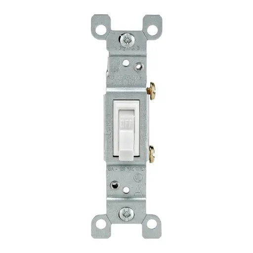 [1451-W] INTERRUPTOR SENCILLO BLANCO LEVITON