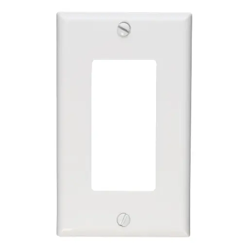 [80401-W] PLACA 1HUEGO. BLANCA DECORA LEVITON