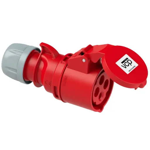 [TAR63/2345-6] TOMA AEREA 4X63A 440V IP67 ROJA VCP