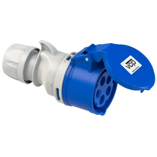 [TAR16/215-9] TOMA AEREA 5X16A 250V AZUL VCP
