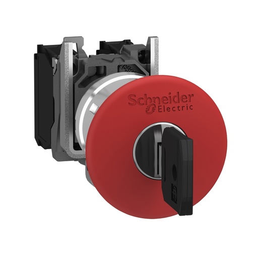 [XB4BS9442] PULSADOR PARADA DE EMERGENCIA LLAVE 40MM