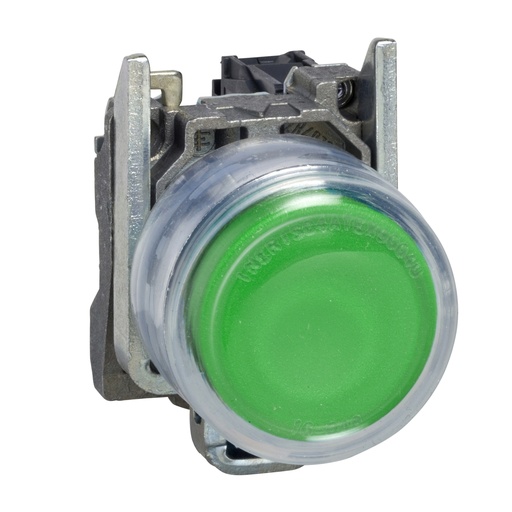 [XB4BP31] PULSADOR VERDE 1NA CON CAPUCHON IP 67 SCHNEIDER