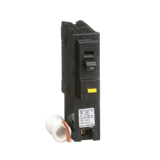 [HOM120GFI] AUTOMATICO 1X20A ENCHUFABLE GFI SCHNEIDER