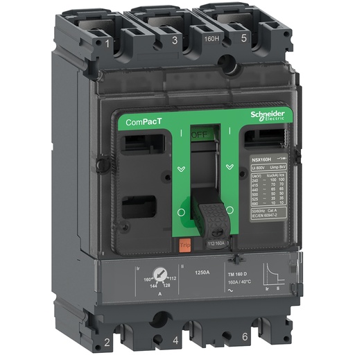 [C16H3TM160] TOTALIZADOR 160A 70KA/220V NSX160H SCHNEIDER