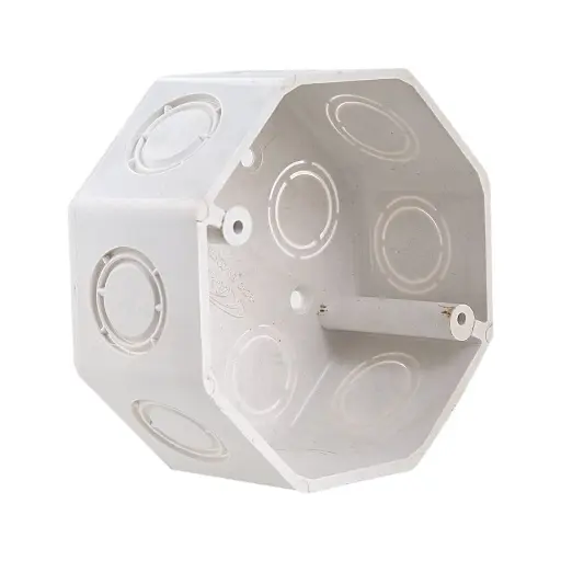 [C/OCTAG] CAJA OCTAGONAL PVC