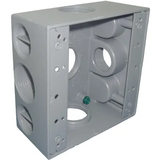 [C1 5SAL] CAJA CUADRADA 1 5 SALIDAS TIPO RAWELT