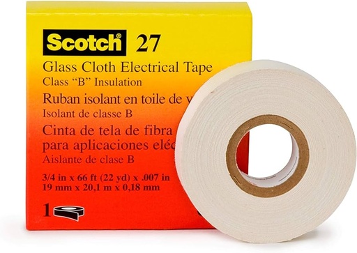 [CINTA27] CINTA 27 1/2 SCOTCH TELA DE VIDRIO 3M