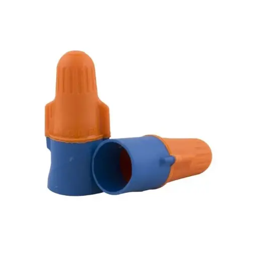 [CONRN/A] CONECTOR RESORTE NARANJA/AZUL 22-12AWG 3M