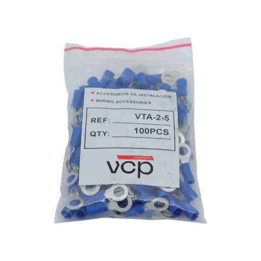 [VTA-2-5] TERMINAL 16-14 AWG OJO 3/16 AZUL VCP