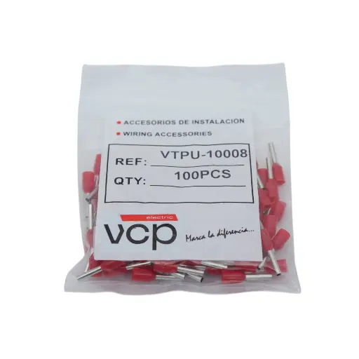 [VTPU-10008] TERMINAL 18 AWG PUNTERA ROJO VCP