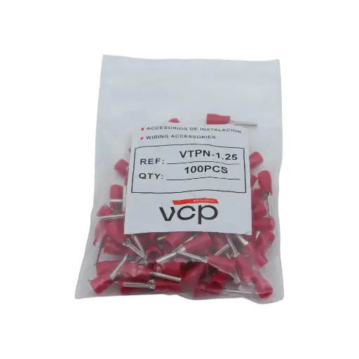 [VTPN-1.25] TERMINAL 16-22 AWG PIN ROJO VCP