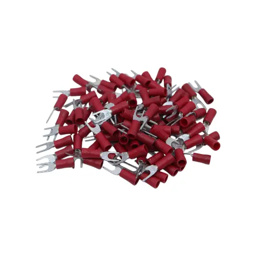 [VTU1.25-4] TERMINAL 16-22 AWG U 5/32 ROJO VCP
