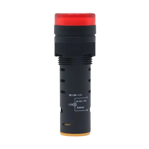 [QE16R-110] PILOTO ROJO SEÑALIZACION 110V 16MM VCP