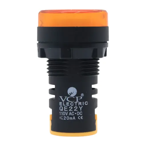 [QE22Y-110] PILOTO AMARILLO LED SEÑALIZACION VCP 110V 22MM