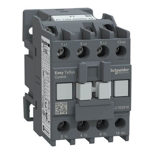 [LC1E2510F7] CONTACTOR 25AMP AC3 110V TESYS E