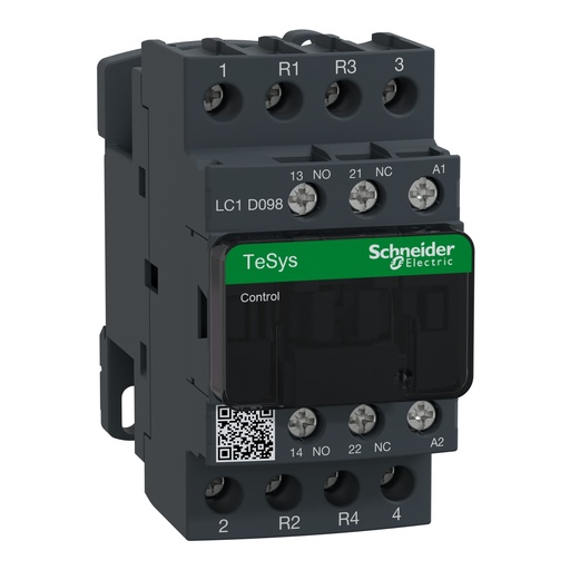 [LC1D258F7] CONTACTOR 40A AC1 2P+2R 1NA/1NC 110V 50/60H