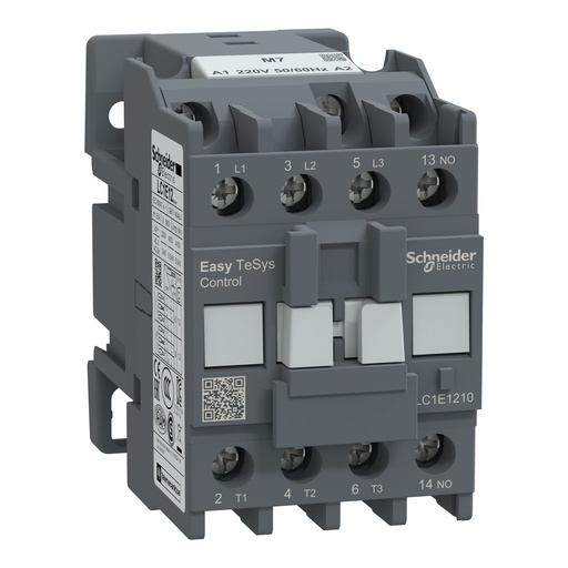 [LC1E1210M7] CONTACTOR 12AMP AC3 220VAC 50-60HZ