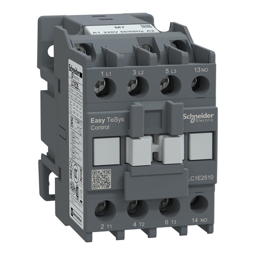 [LC1E2510M7] CONTACTOR 25AMP AC3 220V 1NA 50-60HZ
