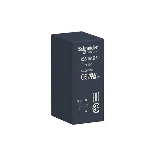 [RSB1A120BD] RELE ENCHUFABLE 1NANC 12A 24VDC