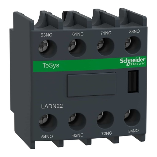[LADN22] BLOQUE CONTACTO AUXILIAR 2NA+2NC SCHNEIDER