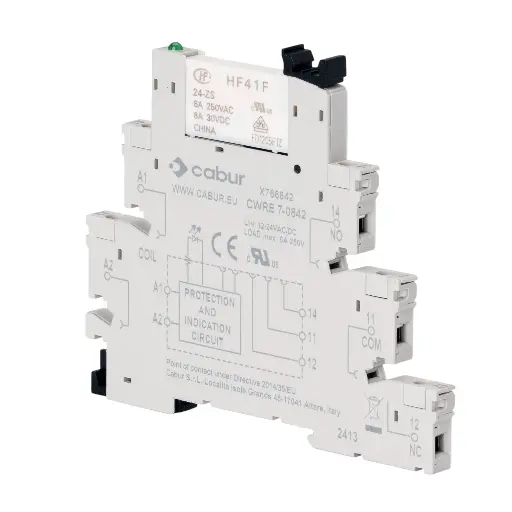 [CWRE7-0842] INTERFASE MODULAR 6.2mm 24VAC/DC CABUR