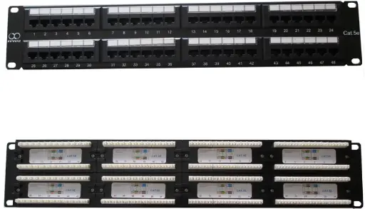 [PATC48] PATCH PANEL 48 PUERTOS CAT 5E