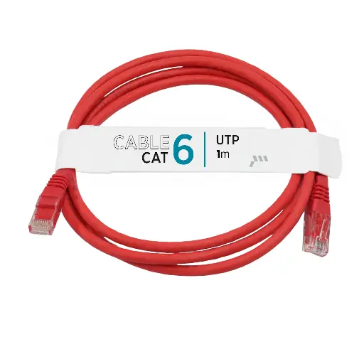 [PCV6-03R] PATCH CORD 3FT CAT.6 UTP VCP ROJO