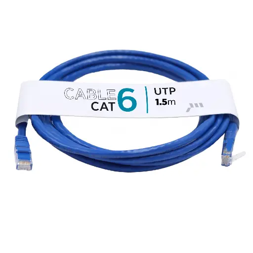 [PCV6-05B] PATCH CORD 5FT CAT.6 AZUL UTP VCP