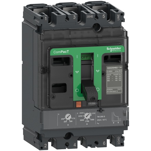 [C25F3TM250] TOTALIZADOR 250A 36KA TMD NSX250F SCHNEIDER