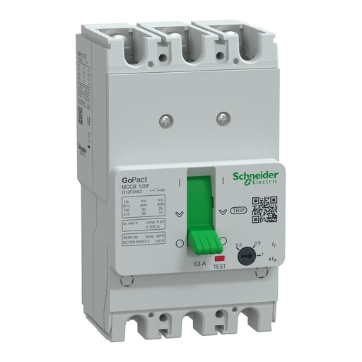 [G12F3A63] TOTALIZADOR 50.4-63A 125F GOPACT 3P 3D SCHNEIDER