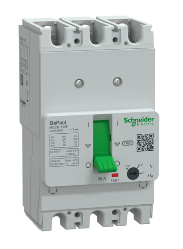 [G12F3A20] TOTALIZADOR MOLDEADA 20A GOPACT 3P 30KA 